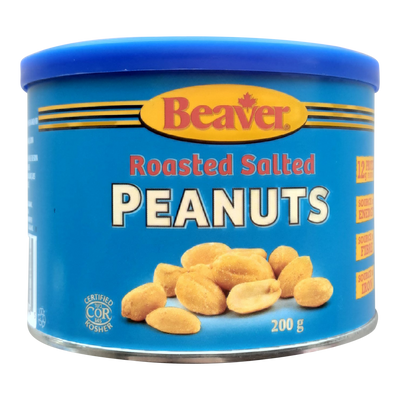 Beaver Roasted Salted Peanuts, 200 g
