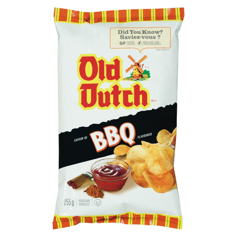 Old Dutch BBQ Potato Chips, 255 g