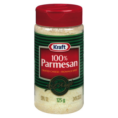 Kraft 100% Parmesan Grated Cheese, 125 g