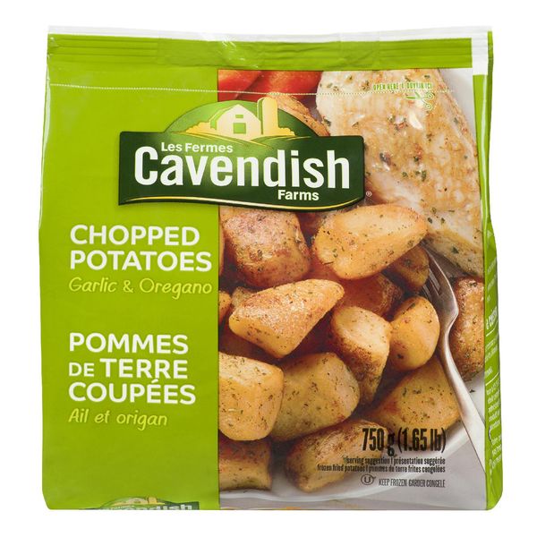 Cavendish Farms Chopped Potatoes Garlic & Oregano, 750 g