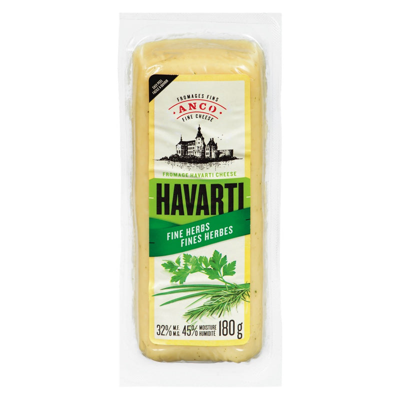 Anco Havarti Fine Herbs Cheese, 180 g