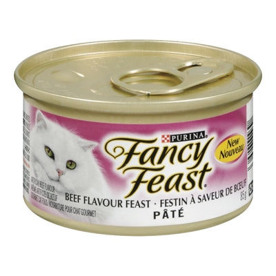 Fancy Feast Beef Pate Cat Food, 85 g