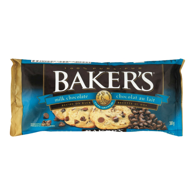Baker's Milk Chocolate Chips, 300 g