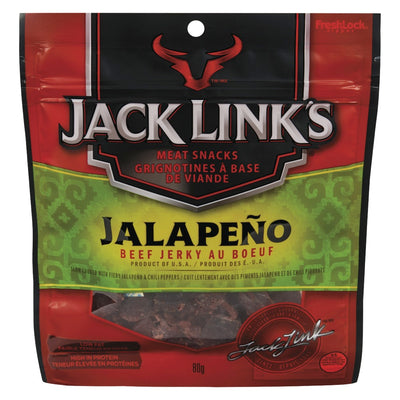 Jack Link's Jalapeño Beef Jerky, 80 g