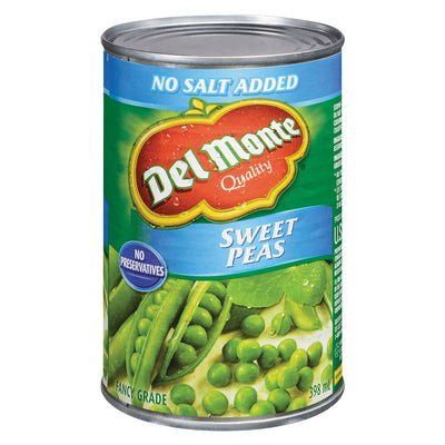 Del Monte No Salt Added Sweet Peas, 398 mL