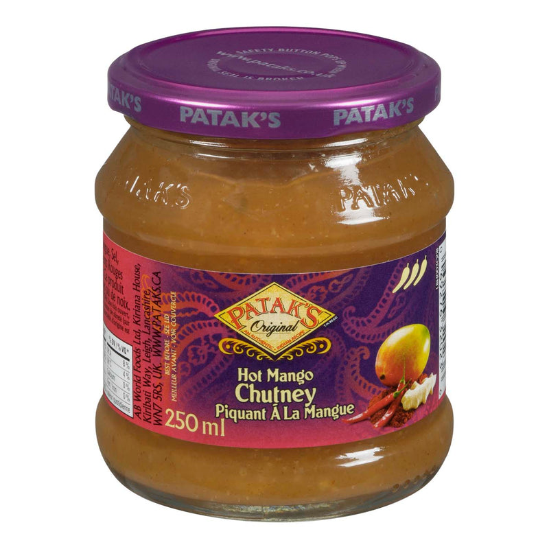 Patak's Hot Mango Chutney, 250 mL