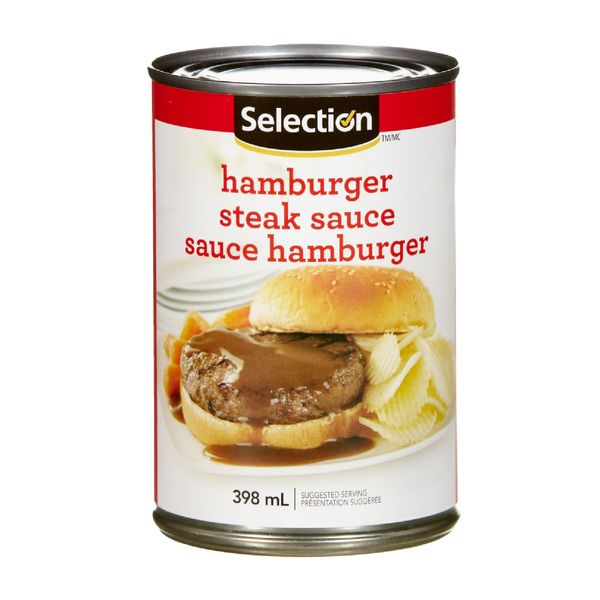 Selection Hamburger Steak Sauce, 398 mL