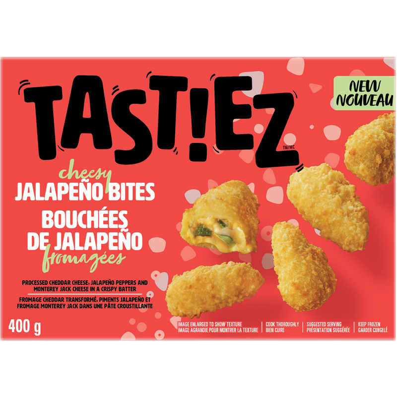 Tastez Cheesy Jalapeno Bites, 400 g