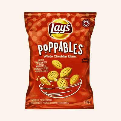 Lay's Poppables White Cheddar Crispy Bites, 130g