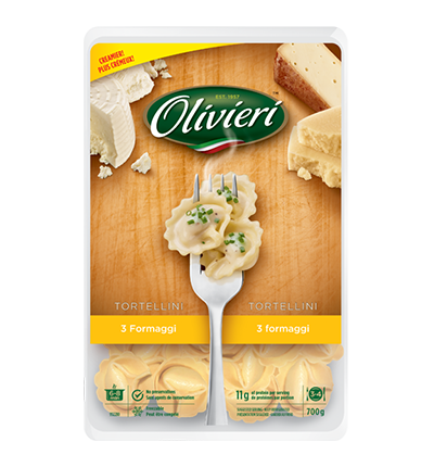 Olivieri Tortellini 3 Formaggi, 700 g