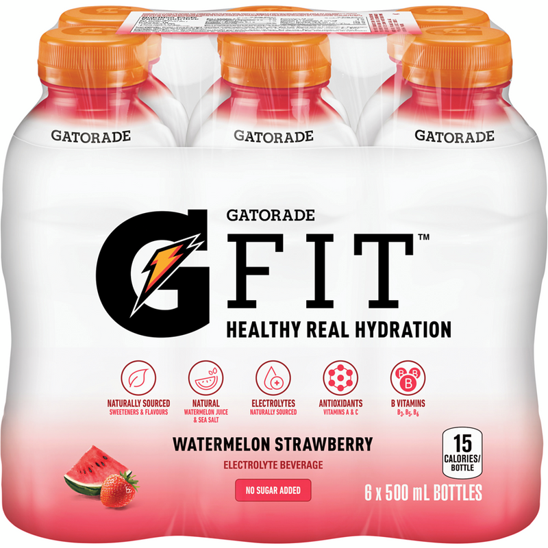 Gartorade G Fit Watermelon Strawberry, 500 mL, 6 ct