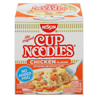 Nissin Chicken Flavor Ramen Noodle Soup, 64 g