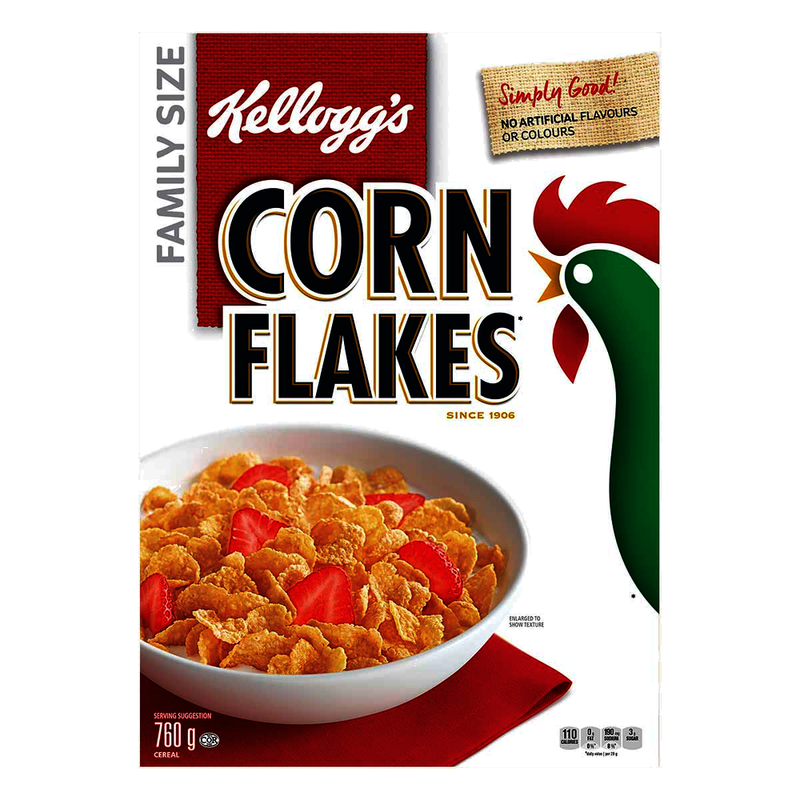 Kellogg's Corn Flakes Cereal, 760 g