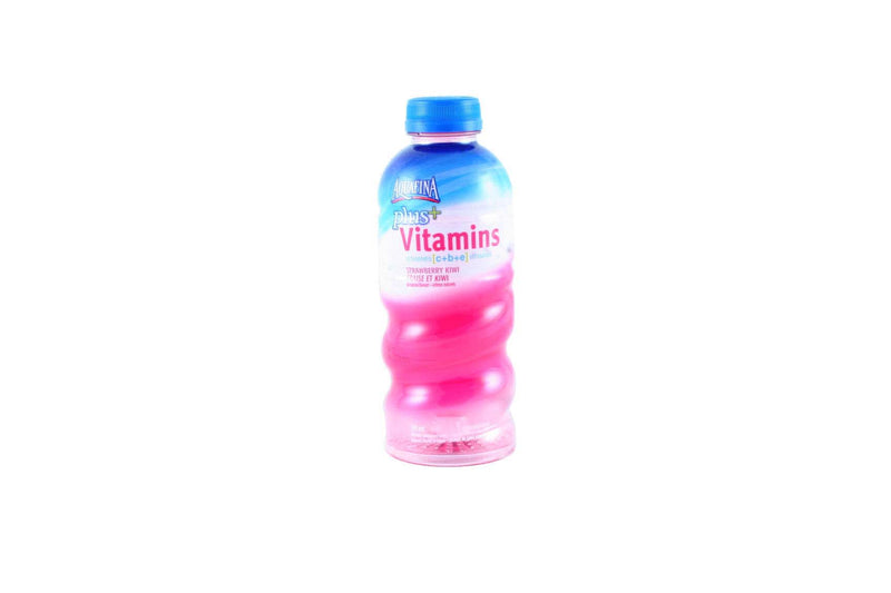 Aquafina Plus Strawberry Kiwi Vitamin Water, 591mL