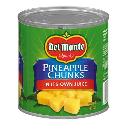 Del Monte Pineapple Chunks, 398 mL