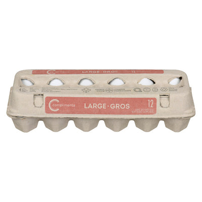 Compliments Large Size Eggs, 12 ct