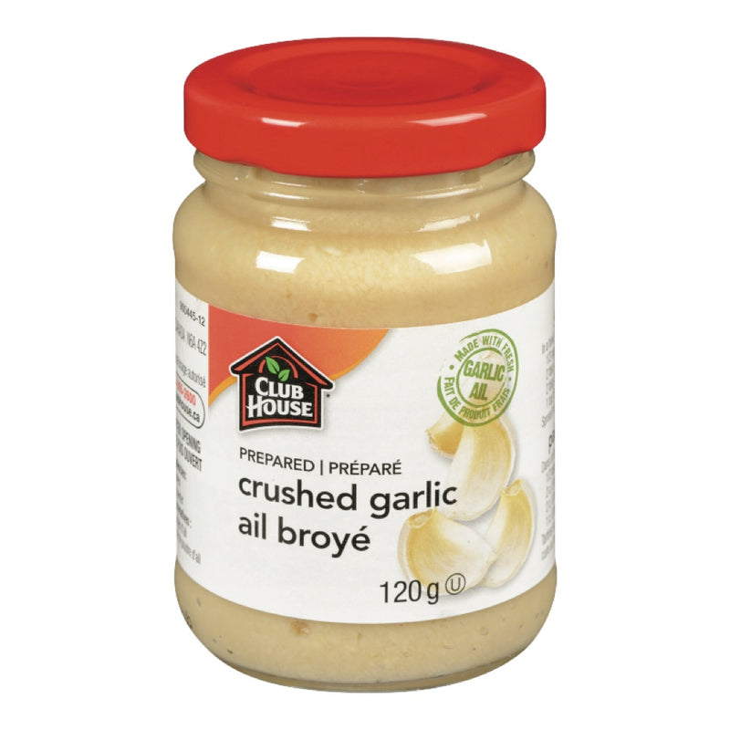 Club House Prepared Crushed Garlic, 120 g