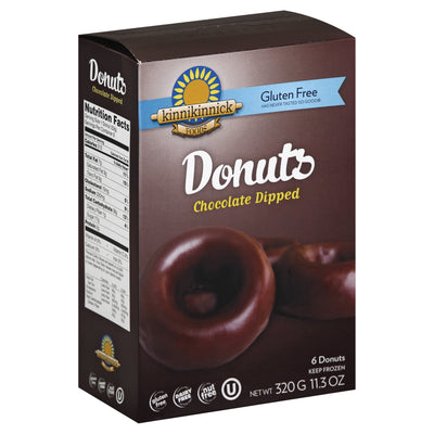 Kinnikinnick Gluten Free Chocolate Dipped Donuts, 320 g