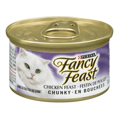 Fancy Feast Chunky Chicken Feast Gourmet Cat Food, 85 g