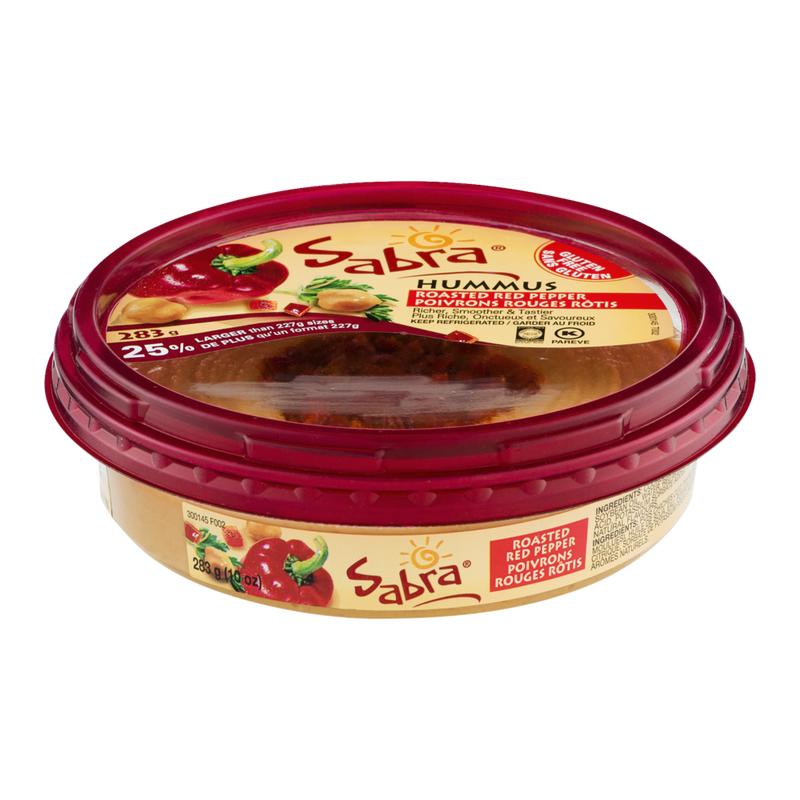 Sabra Roasted Red Pepper Hummus, 283 g
