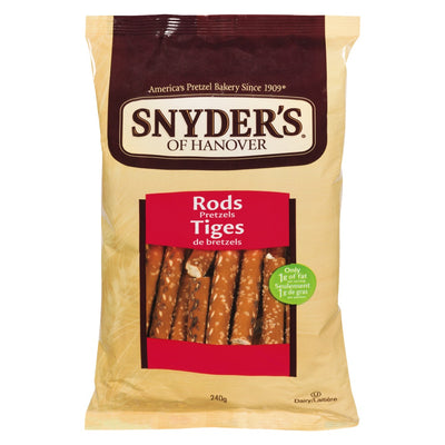 Snyder's Of Hanover Rods Pretzels, 240 g