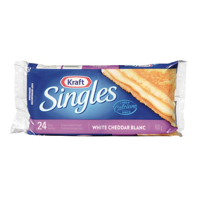 Kraft Singles White Cheddar, 22 ct