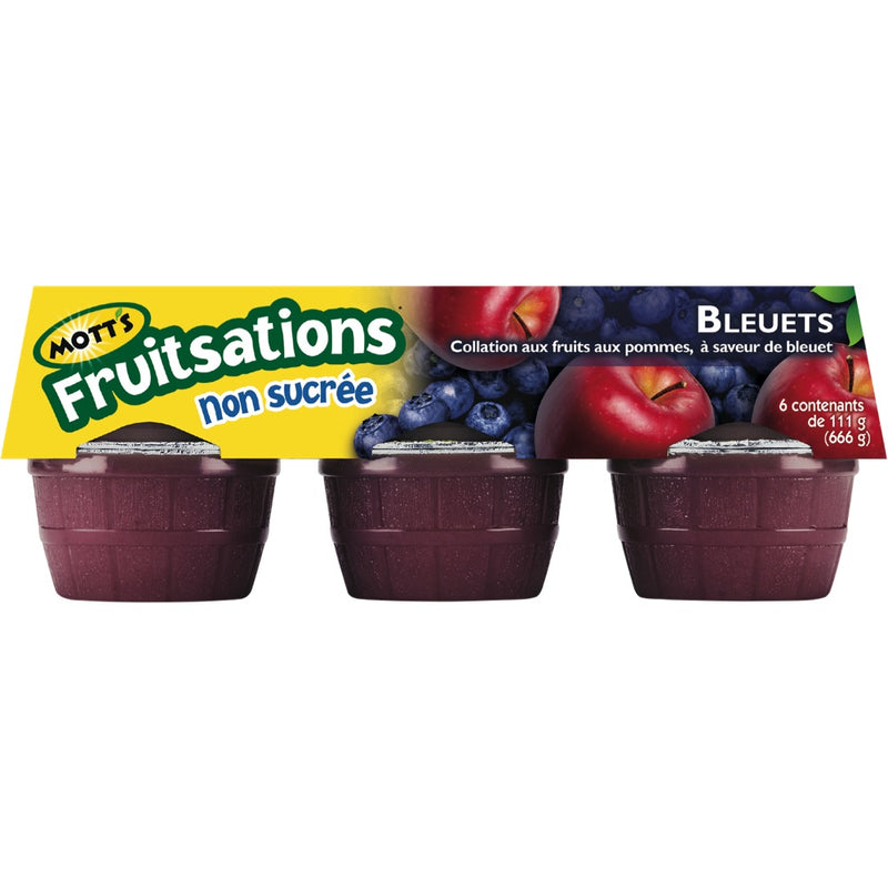 Mott's Fruitsations Blueberry, 666 g  (6 x 111 g)