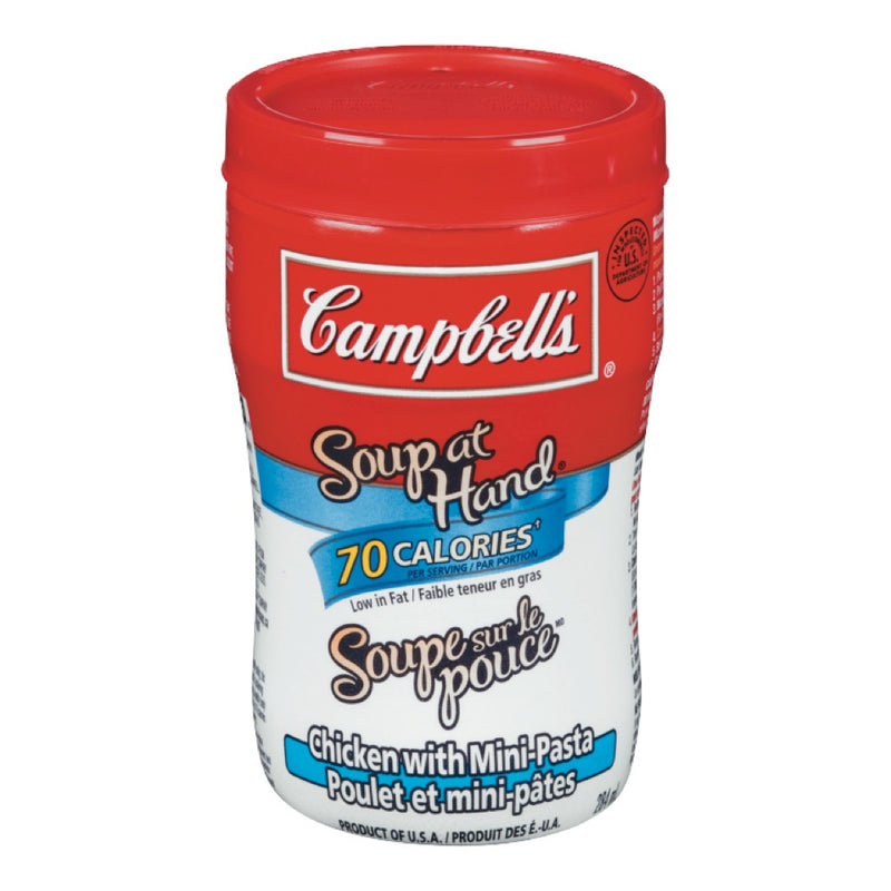 Campbell's Soup At Hand Chicken With Mini Pasta, 284 mL