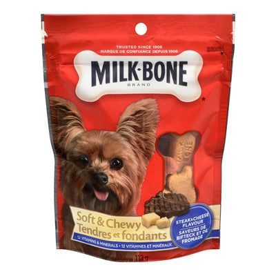Milk Bone Soft & Chewy Tenders Steak & Cheese, 113g