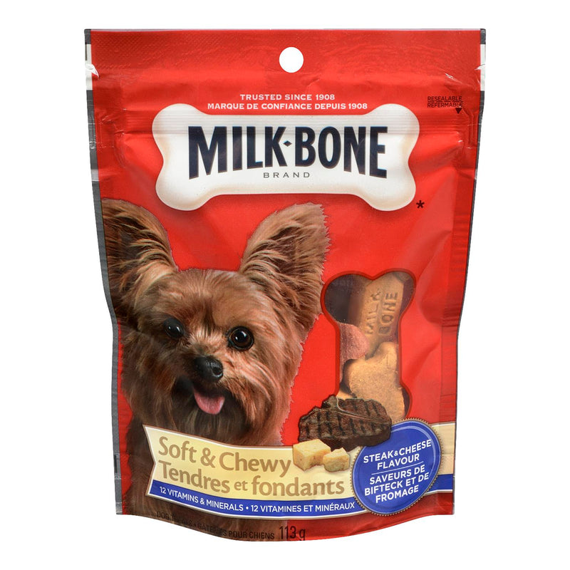 Milk Bone Soft & Chewy Tenders Steak & Cheese, 113g