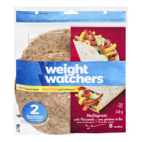 Weight Watchers Multigrain Tortilla, 8 ct