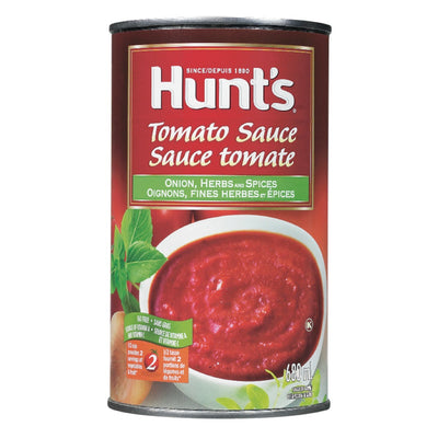 Hunt's Onion Herbs & Spices Tomato Sauce, 680 mL