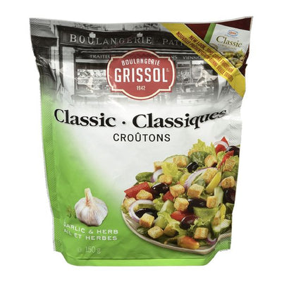 Grissol Classic Garlic & Herb Croutons, 150 g