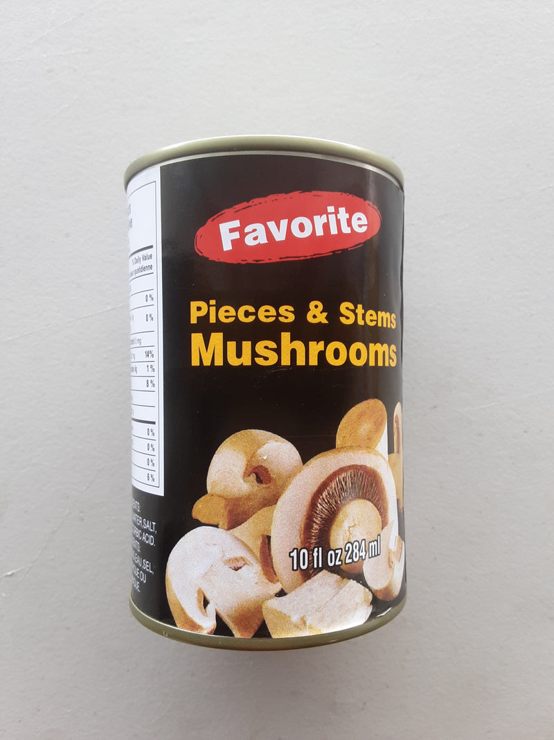 Favorite Mushrooms Pieces & Stems, 284 mL