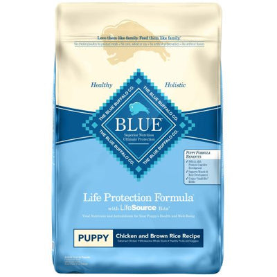 The Blue Buffalo Co. Chicken And Brown Rice Life Protection Formula With Life Source Bites Puppy Dog Food, 1 ct