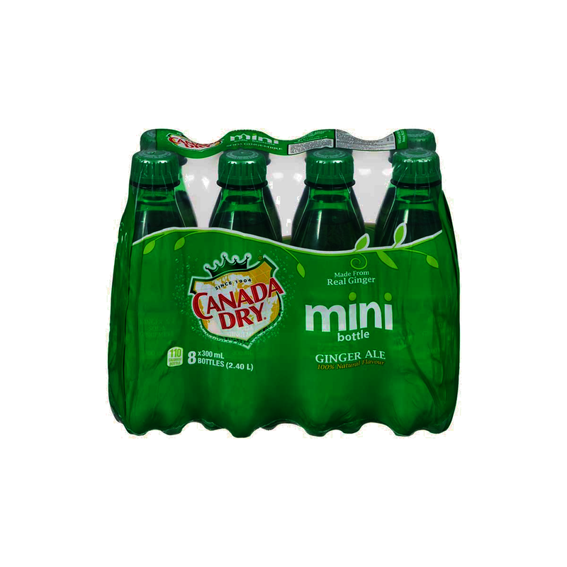 Canada Dry Ginger Ale Mini, 8 x 300mL