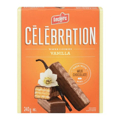 Leclerc Celebration Vanilla Wafer Cookies, 240 g
