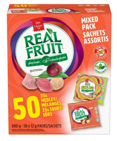 Dare Real Fruit Gummies Plant-Based Mixed Pack, 600 g