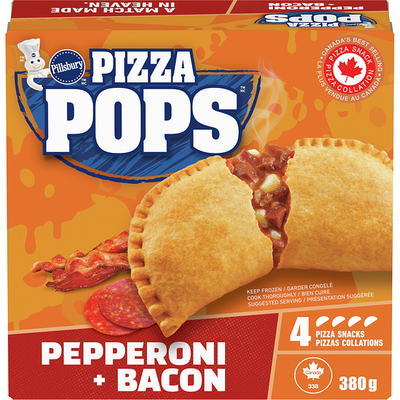 Pillsbury Pizza Pops Pepperoni Bacon, 380 g   (4 ct)