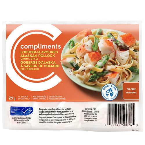 Compliments Lobster-Flavoured Alaskan Pollock, 227 g