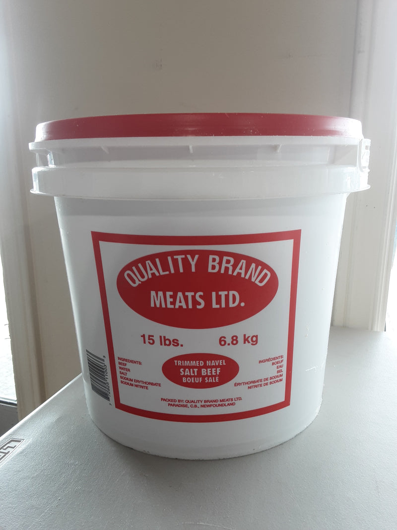 QUALITY BRAND SALT BEEF 15LB