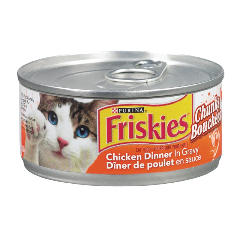 Friskies Chunks Chicken Dinner In Gravy, 156g