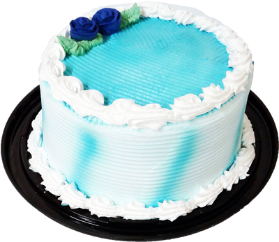 Double Layer 8 Half Chocolate Half Vanilla Cake