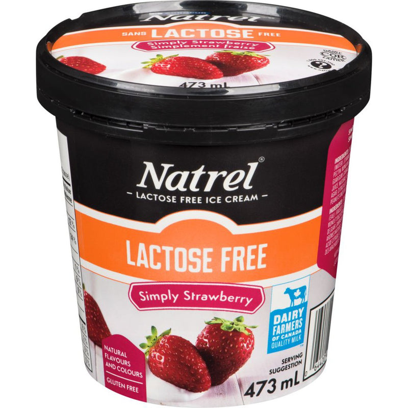 NATREL LACTOSE FREE STRAWBERRY ICE CREAM