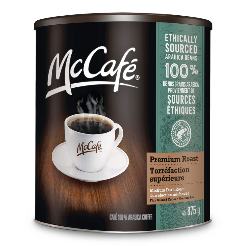 McCafe Premium Medium Dark Roast Coffee, 875 g