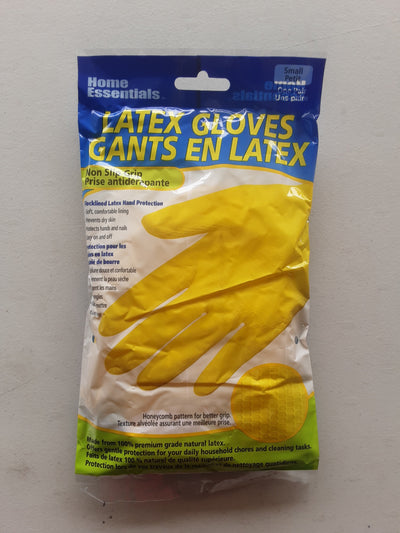 Home Essentials Latex Gloves, Large
