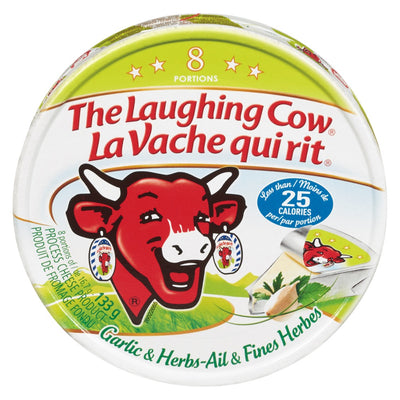 The Laughing Cow Garlic & Herbs, 133g