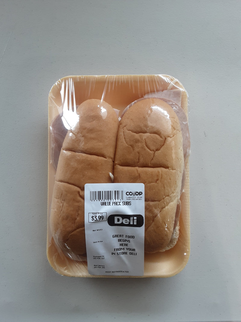 Value Subs, 2 pk