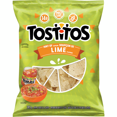 Tostitos Hint Of Lime, 245 g