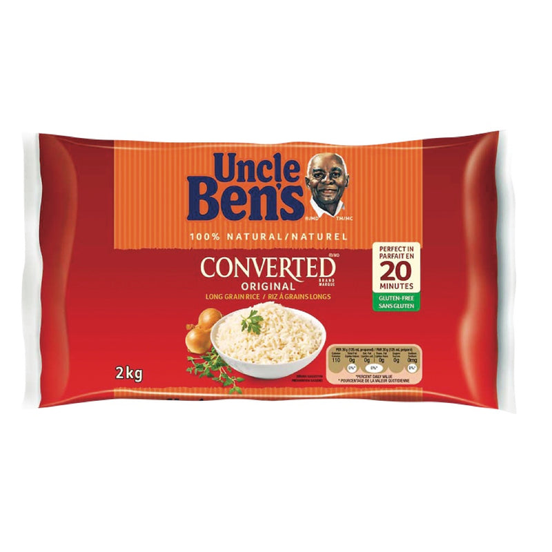 Uncle Ben's Converted Original Long Grain Rice, 2 kg
